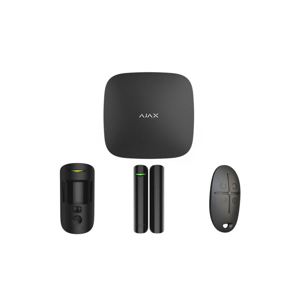 StarterKit Cam (Black) Belaidis signalizacijos rinkinys AJAX