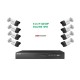 komplektas Hikvision 8vnt. IP Kameros 4MP Bullet + Hikvision 7608NI-K1/8P