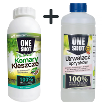 Priemonė nuo uodų ir erkių + Monafog (R) - rinkinys