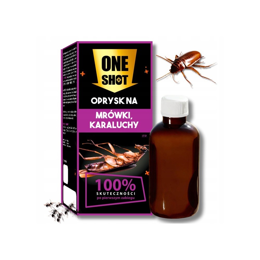 Priemonė nuo skruzdėlių ir tarakonų ONE SHOT 250ml (koncentratas)