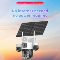 Stebėjimo kamera +saulės panelė Hi-2Solar-3P3A-AOV