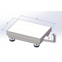 Platforminės svarstyklės PRO  30x40 cmLila scale iki 150kg