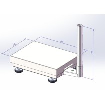 Platforminės svarstyklės PRO  30x40 cmLila scale iki 150kg