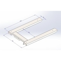Platforminės svarstyklės U-formos Lila Scale 3000 kg x 1 kg