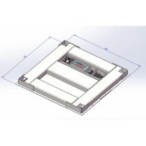 Platforminės svarstyklės B9C-PRO 100x100 cm Lila scale iki 3000kg