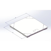 Platforminės svarstyklės B9C-PRO 100x100 cm Lila scale iki 3000kg