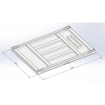 Lila scale B9C - BAS  150x200 cm platforminės svarstyklės iki 3000kg