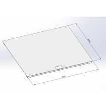 Lila scale B9C – BAS 2.00x2.00 cm platforminės svarstyklės iki 3000kg