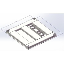 Platforminės svarstyklės B9C-PRO 120x120 cm Lila scale iki 3000kg