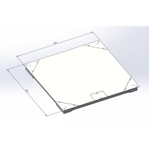 Platforminės svarstyklės B9C-PRO 120x120 cm Lila scale iki 3000kg