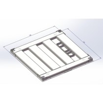 Lila scale B9C-PRO platforminės svarstyklės 150×150 cm iki 5000kg