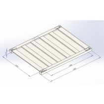 Lila Scale Žemo profilio grindinės svarstyklės 120x150cm iki 3000kg