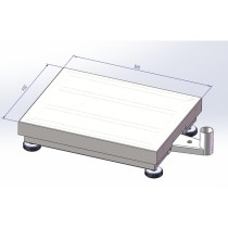 Lila scale PRO platforminės svarstyklės 40×50 cm iki 150kg