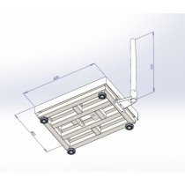 Lila scale PRO B9C  platforminės svarstyklės 45×60 cm iki 300kg